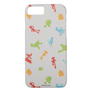 Toy Story 4 Retro Toy Shape Toss Pattern iPhone 8/7 Case