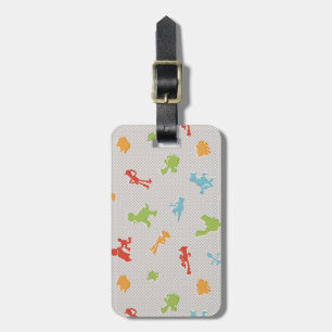 Toy Story 4 Retro Toy Shape Toss Pattern Luggage Tag