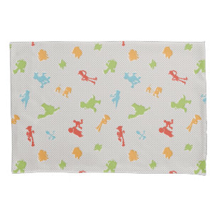 Toy Story 4 Retro Toy Shape Toss Pattern Pillow Case
