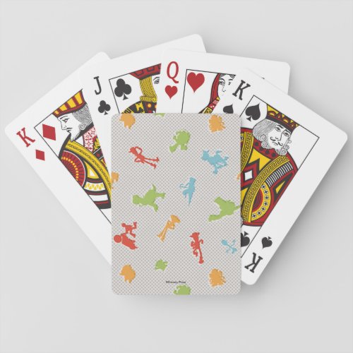 Toy Story 4  Retro Toy Shape Toss Pattern Poker Cards