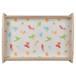 Toy Story 4   Retro Toy Shape Toss Pattern Serving Tray