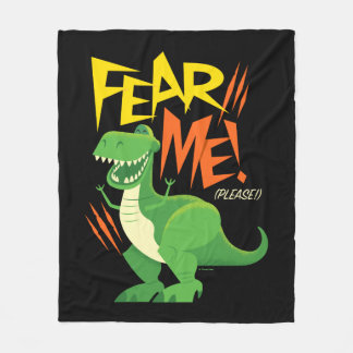 Toy Story 4 | Rex "Fear Me!" Fleece Blanket