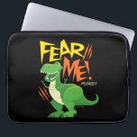 Toy Story 4 | Rex "Fear Me!" Laptop Sleeve<br><div class="desc">Rex joins the gang in Disney/Pixar's "Toy Story 4"! This simplified illustration of Rex has dino claw marks and the words "Fear Me! (Please!)" written above.</div>