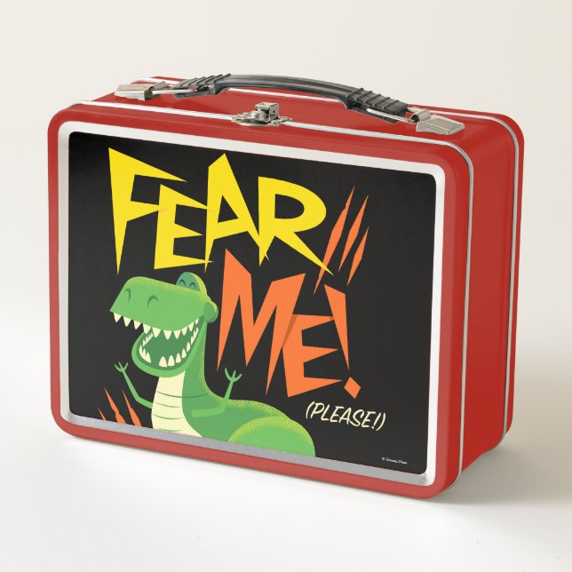 Toy Story 4 | Rex "Fear Me!" Metal Lunch Box (Front)