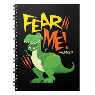 Toy Story 4 | Rex "Fear Me!" Notebook