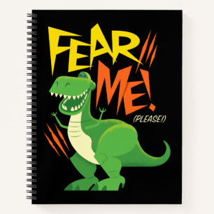Toy Story 4 Rex "Fear Me!" Notebook