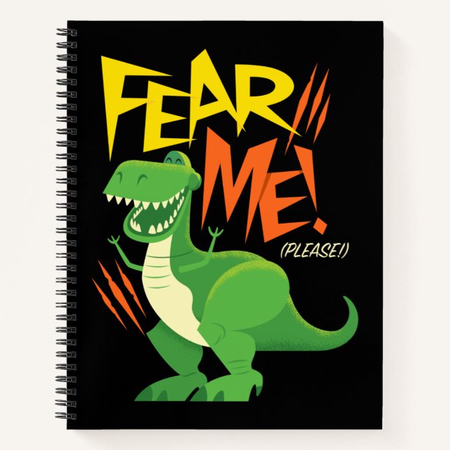 Toy Story 4 | Rex "Fear Me!" Notebook (Front)