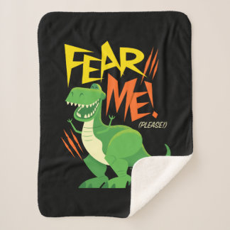 Toy Story 4 | Rex "Fear Me!" Sherpa Blanket