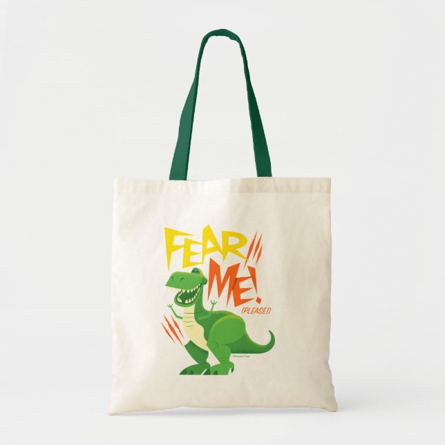 Toy Story 4 | Rex "Fear Me!" Tote Bag (Front)