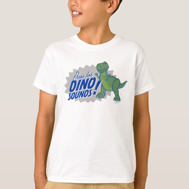 Toy Story 4 | Rex "Press For Dino Sounds" T-Shirt (Front)