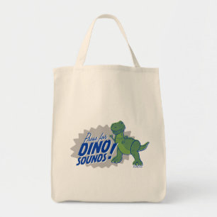 Toy Story 4   Rex "Press For Dino Sounds" Tote Bag