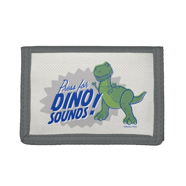 Toy Story 4 | Rex "Press For Dino Sounds" Trifold Wallet (Front)