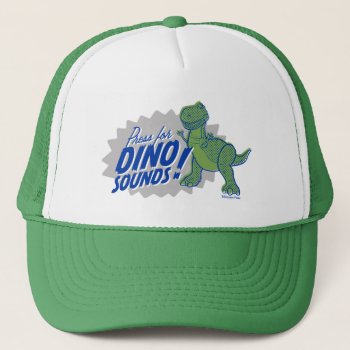 Toy Story 4 | Rex "press For Dino Sounds" Trucker Hat by ToyStory at Zazzle