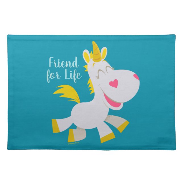 Toy Story 4 | Smiling Buttercup Illustration Cloth Placemat (Front)