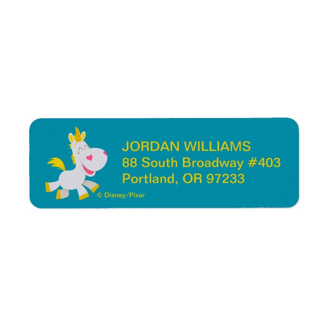 Toy Story 4 | Smiling Buttercup Illustration Label (Front)