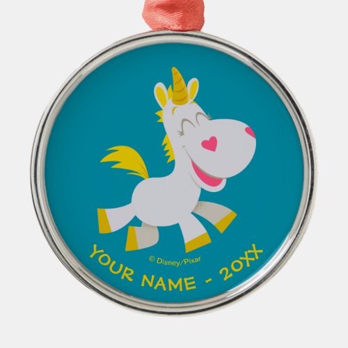Toy Story 4  Smiling Buttercup Illustration Metal Ornament