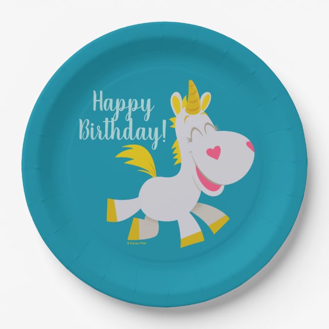 Toy Story 4 | Smiling Buttercup Illustration Paper Plates (Front)