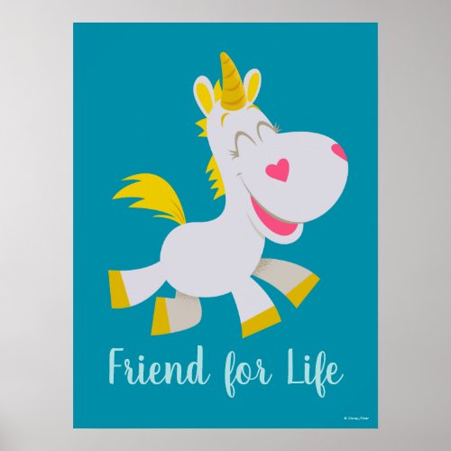Toy Story 4  Smiling Buttercup Illustration Poster