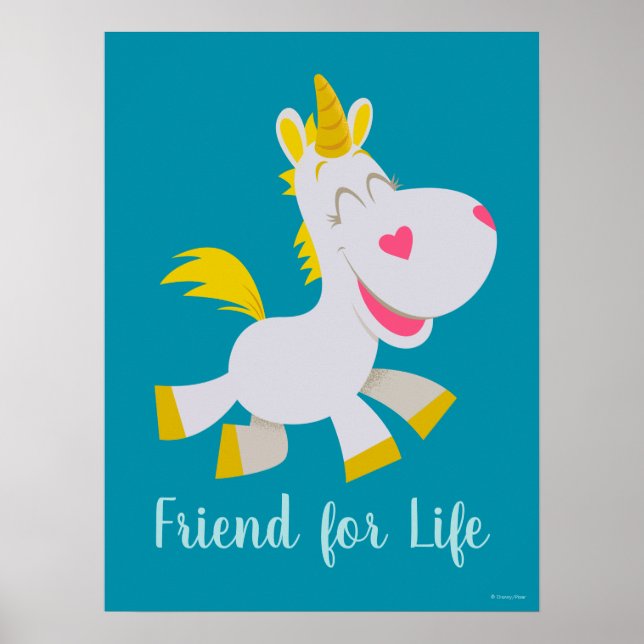 Toy Story 4 | Smiling Buttercup Illustration Poster (Front)