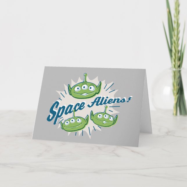 Toy Story 4 | "Space Aliens" Retro Graphic Card (Front)