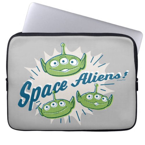 Toy Story 4  Space Aliens Retro Graphic Laptop Sleeve