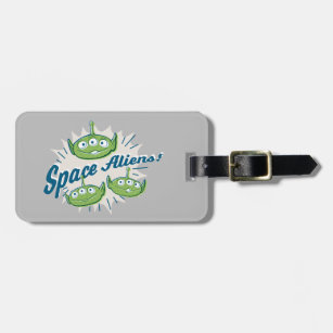 Toy Story 4   "Space Aliens" Retro Graphic Luggage Tag