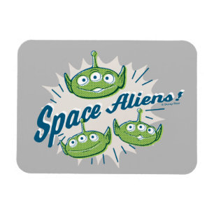 Toy Story 4 "Space Aliens" Retro Graphic Magnet
