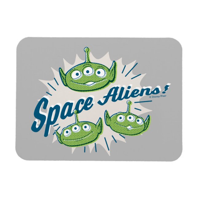 Toy Story 4 | "Space Aliens" Retro Graphic Magnet (Horizontal)