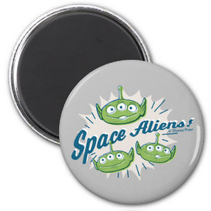Toy Story 4   "Space Aliens" Retro Graphic Magnet