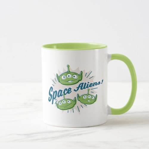 Toy Story 4  Space Aliens Retro Graphic Mug