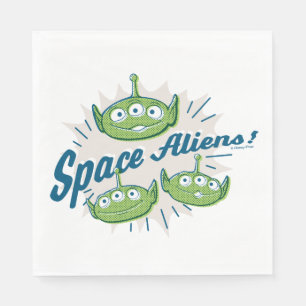 Toy Story 4 "Space Aliens" Retro Graphic Napkins