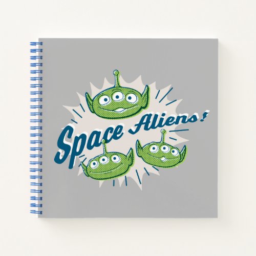 Toy Story 4  Space Aliens Retro Graphic Notebook