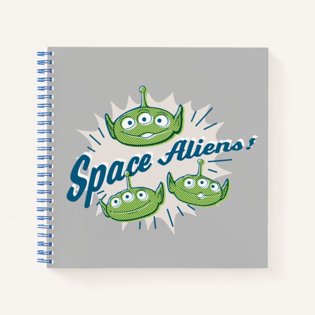 Toy Story 4 | "Space Aliens" Retro Graphic Notebook (Front)