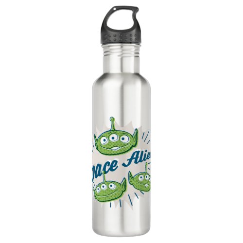 Toy Story 4  Space Aliens Retro Graphic Stainless Steel Water Bottle