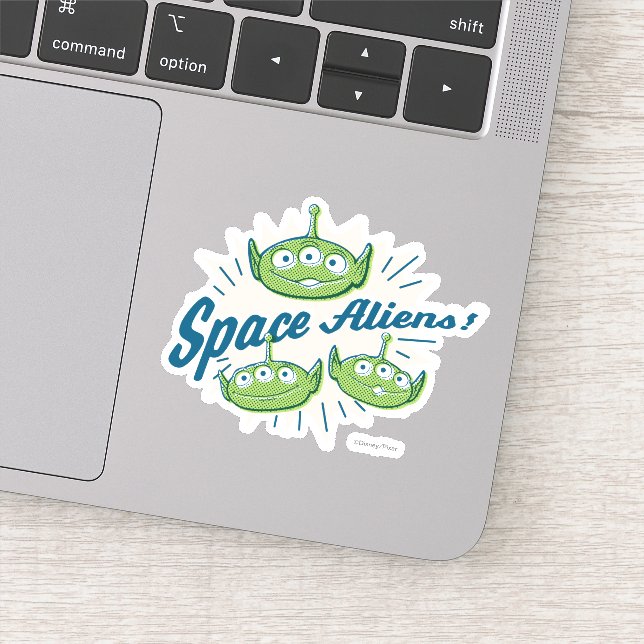 Toy Story 4 | "Space Aliens" Retro Graphic Sticker (Detail)