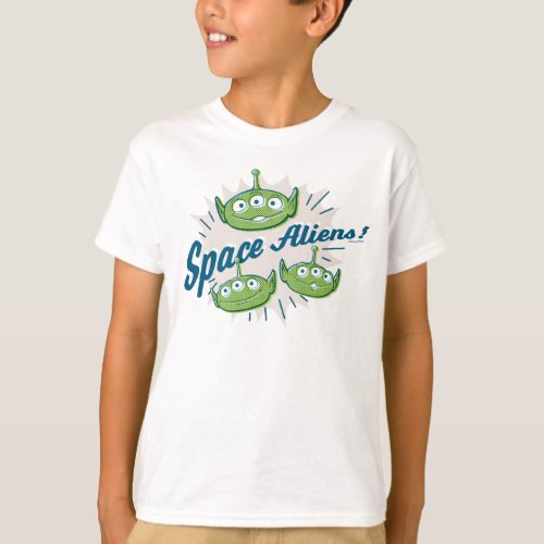 Toy Story 4  Space Aliens Retro Graphic T_Shirt