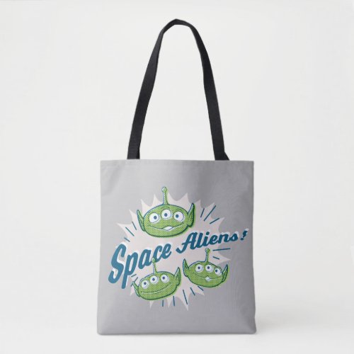 Toy Story 4  Space Aliens Retro Graphic Tote Bag