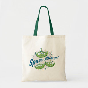 Toy Story 4   "Space Aliens" Retro Graphic Tote Bag