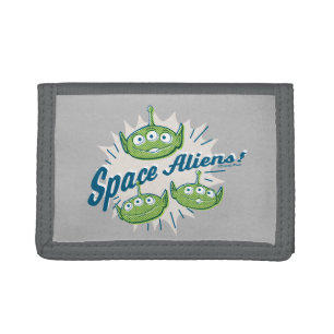 Toy Story 4 "Space Aliens" Retro Graphic Tri-fold Wallet
