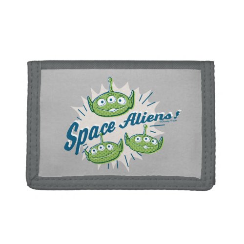 Toy Story 4  Space Aliens Retro Graphic Trifold Wallet