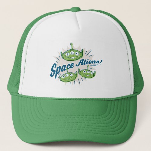Toy Story 4  Space Aliens Retro Graphic Trucker Hat
