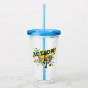 Toy Story 4   "Takin' Action!" Group Art Acrylic Tumbler
