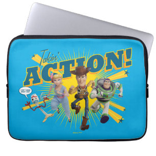 Toy Story 4   "Takin' Action!" Group Art Laptop Sleeve