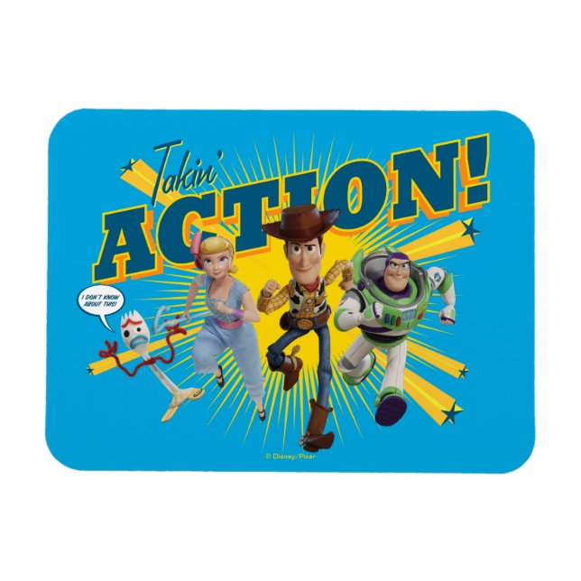 Toy Story 4 | "Takin' Action!" Group Art Magnet (Horizontal)