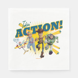 Toy Story 4 "Takin' Action!" Group Art Napkins