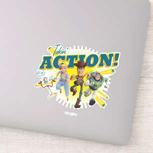 Toy Story 4   "Takin' Action!" Group Art Sticker
