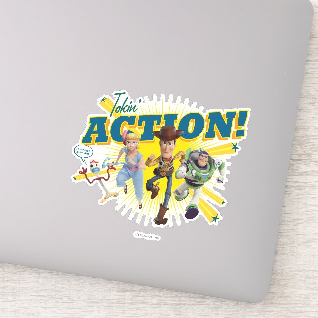 Toy Story 4 | "Takin' Action!" Group Art Sticker (Detail)