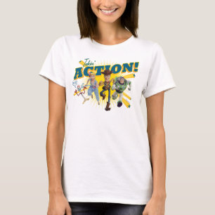 Toy Story 4   "Takin' Action!" Group Art T-Shirt