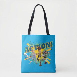 Toy Story 4   "Takin' Action!" Group Art Tote Bag
