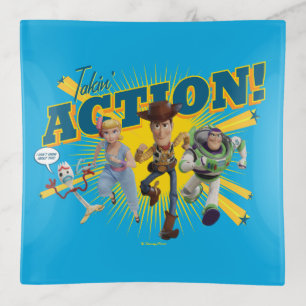 Toy Story 4   "Takin' Action!" Group Art Trinket Tray